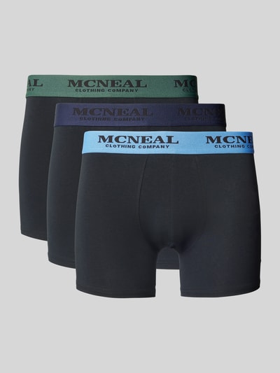 MCNEAL Boxershorts mit elastischem Logo-Bund im 3er-Pack Schilf 1