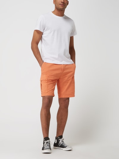 Scotch & Soda Szorty cargo o kroju regular fit z dodatkiem streczu Terakotowy 1