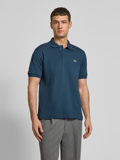 Lacoste Regular Fit Poloshirt mit Label-Patch Dunkelblau 4