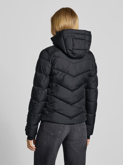 FIRE + ICE Gewatteerd jack met capuchon, model 'SAELLY' Zwart - 5