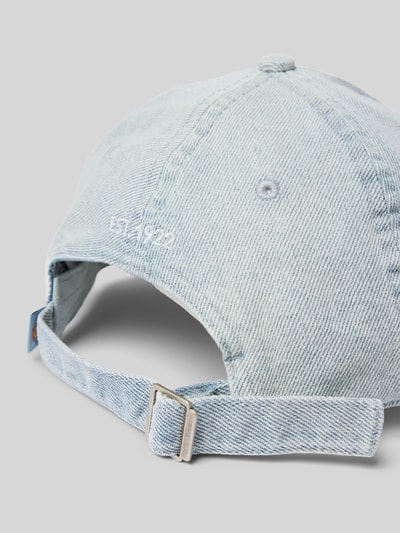 Dickies Basecap mit Label-Stitching Modell 'DAD' Jeansblau 3