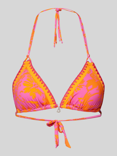 Banana Moon Bikini-Oberteil mit Label-Detail Modell 'BLUCO' Pink 1