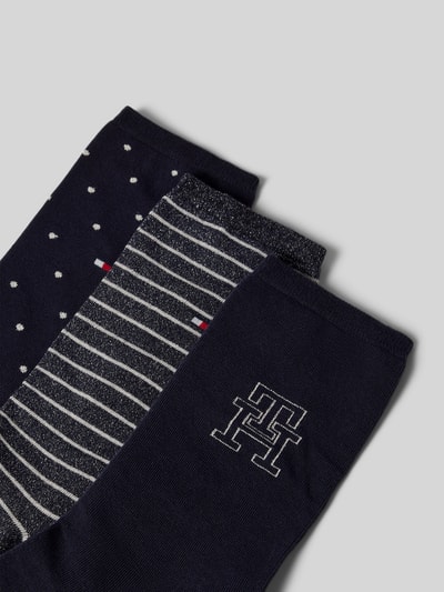 Tommy Hilfiger Sokken van katoenmix in een set van 3 paar Donkerblauw - 2