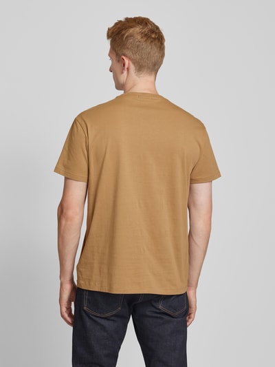 Polo Ralph Lauren Regular Fit T-Shirt mit Label-Stitching Camel 5