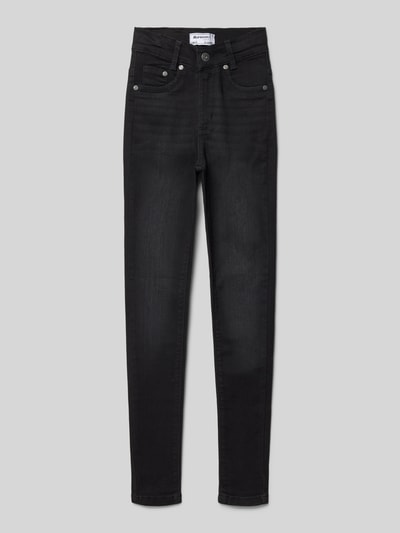 Blue Effect Slim fit jeans in 5-pocketmodel Zwart - 1