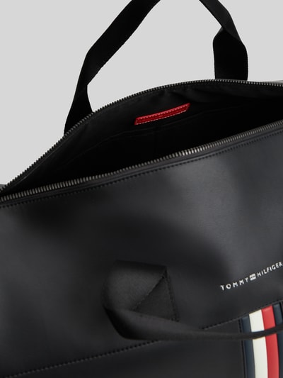 Tommy Hilfiger weekendtas met logodetail BLACK - 4