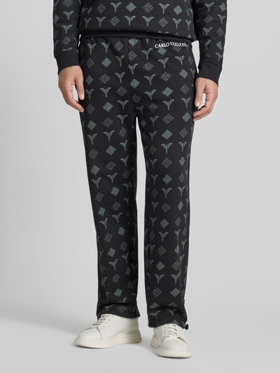CARLO COLUCCI Sweatpants mit elastischem Bund Black 4