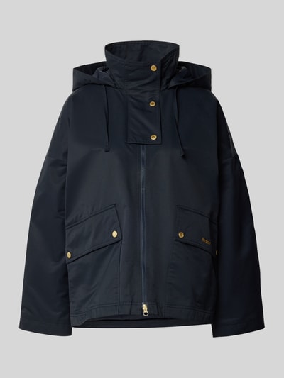 Barbour Relaxed fit functioneel jack van katoenmix, model 'CECILE' Marineblauw - 2
