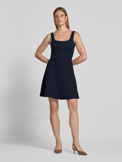 HUGO Tailliertes Freizeitkleid mit Viskose-Anteil Modell 'NALEIDA' Marine 1