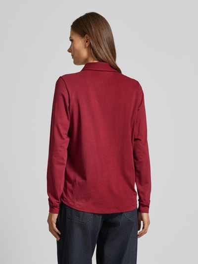 s.Oliver RED LABEL Regular fit blouse met platte kraag Rood - 5