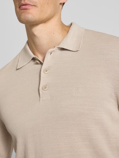 Marc O'Polo Regular Fit Strick-Shirt aus reiner Baumwolle Hellgrau 3