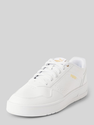 Puma Sneaker mit Label-Print Modell 'Court Classic' Weiss 1