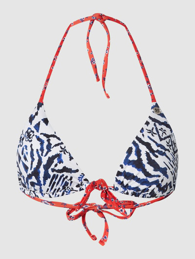 Banana Moon Bikinitop met uitneembare cups, model 'Treo' Marineblauw - 1