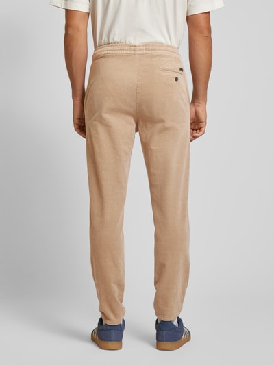 Only & Sons Tapered Fit Cordhose mit elastischem Bund Modell 'LINUS' Beige 5