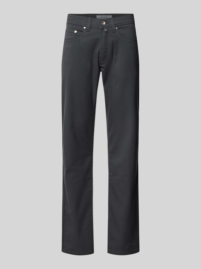 Pierre Cardin Tapered fit chino in 5-pocketmodel, model 'Lyon' Antraciet - 2