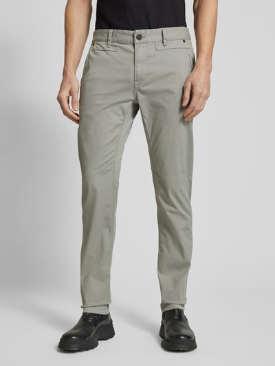 PME Legend Regular Fit Chino mit Eingrifftaschen Modell 'American classic' Silber 4