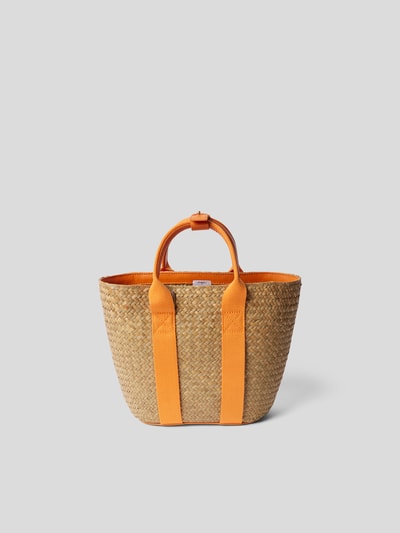 Kenzo Strandtasche mit Label-Print Orange 6