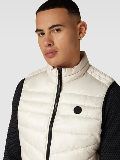 Jack & Jones Bodywarmer met opstaande kraag, model 'EHERO' Beige - 3