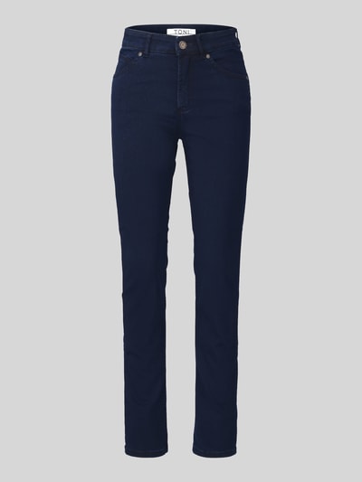 TONI Straight Fit Jeans aus Baumwoll-Mix Modell 'LIV' Dunkelblau 2