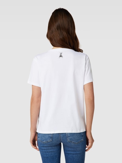 Patrizia Pepe T-Shirt mit Label-Applikation Modell 'MAGLIA' Offwhite 5