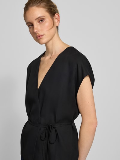 Jake*s Collection Gilet met tailleriem Zwart - 3