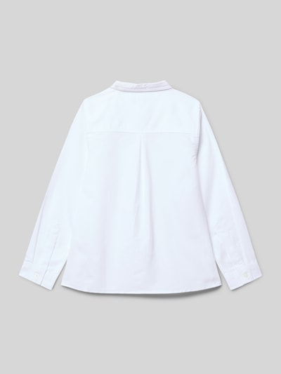 Blue Seven Regular Fit Freizeithemd mit Umlegekragen Weiss 3