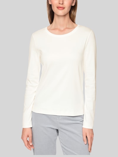 Marc Cain Langarmshirt mit Rundhalsausschnitt Weiss 4