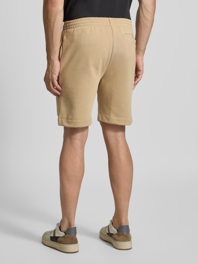 Lacoste Regular fit sweatshorts van katoenmix Beige - 5