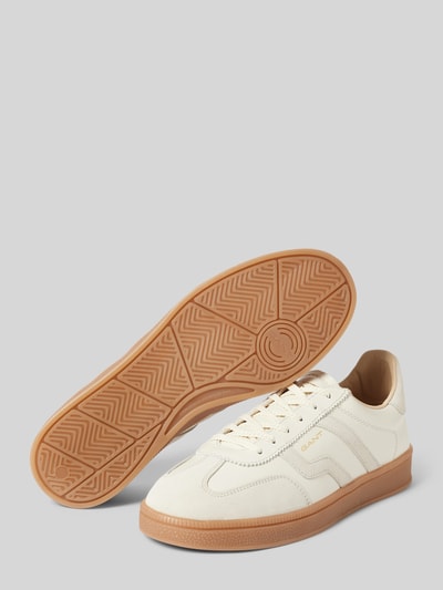 Gant Sneaker aus Leder mit Label-Detail Modell 'CUZMANI' Weiss 4