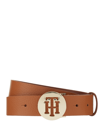 Tommy Hilfiger Leren riem met logo-sluiting  Cognac - 1