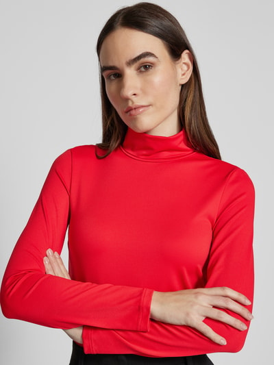 Christian Berg Woman Slim Fit Longsleeve mit Rollkragen Rot 3