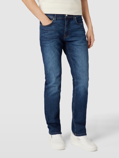 HECHTER PARIS Regular Tapered Fit Jeans im 5-Pocket-Design Modell 'BELFORT' Dunkelblau 4