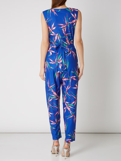 SMASHED LEMON Jumpsuit met vetersluiting  Blauw - 4