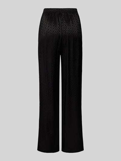 BOSS Straight Leg Pyjama-Hose mit elastischem Bund Black 3