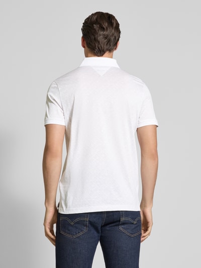 Tommy Hilfiger Regular Fit Poloshirt aus reiner Baumwolle Ecru 5