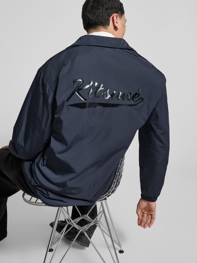 MAISON KITSUNÉ Trainingsjacke mit Druckknopfleiste Dunkelgrau 3