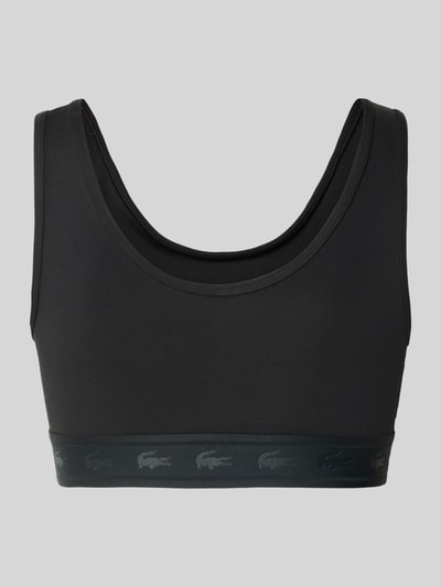 Lacoste Sport Sport-BH mit Logo-Patch Black 3