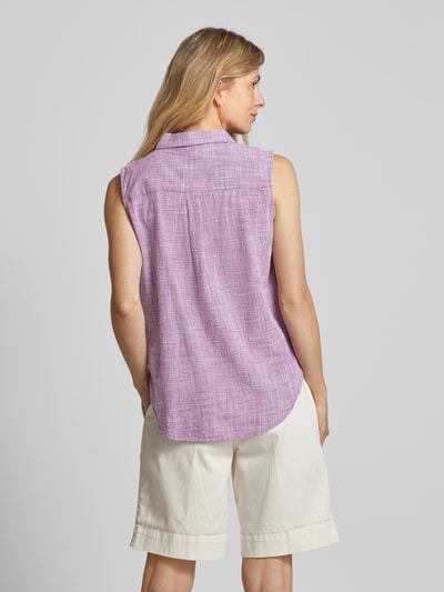 Tom Tailor Blousetop met omgeslagen kraag Violet - 5