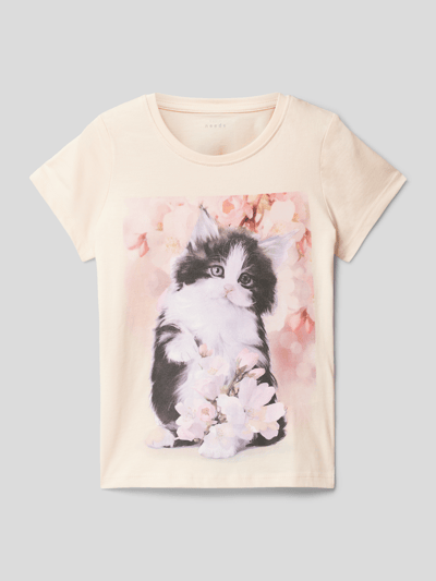 Name It T-Shirt mit Motiv-Print Modell 'FRO' Hellrosa 1