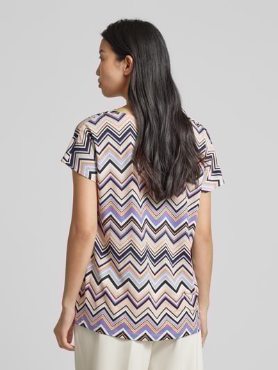 Betty Barclay T-shirt met cascadehals Rosé - 5