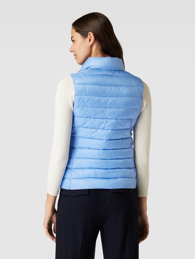 Montego Zwarte bodywarmer met opstaande kraag Blauw - 5