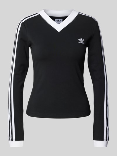 adidas Originals Longsleeve mit Label-Stitching Black 2