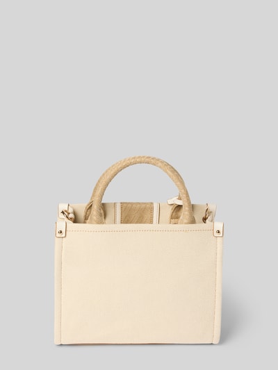 Liu Jo White Handtasche mit Label-Applikation Modell 'RIDHI' Beige 4