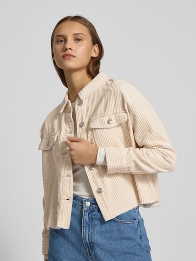 Only Kurtka sztruksowa o kroju regular fit z czystej bawełny model ‘MARINA-ENY LIFE’ Piaskowy 3