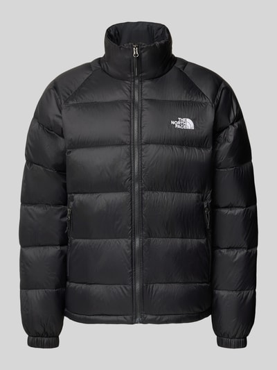 Produktfoto, schwarze Steppjacke mit Label-Stitching Modell 'HYDRENALITE DOWN JACKET' von The North Face, Regular Fit, Reißverschluss und Reißverschlusstaschen, Stehkragen, dezente Steppstruktur, glatte Textur, für Herren.