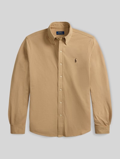 Polo Ralph Lauren Regular Fit Freizeithemd aus reiner Baumwolle Beige 2
