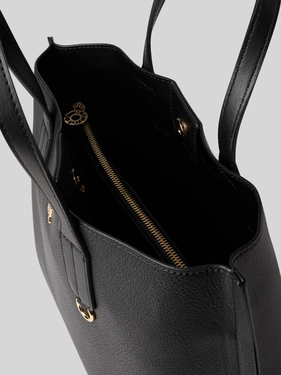 Tommy Hilfiger Tote Bag mit Logo-Applikation aus Metall Black 5