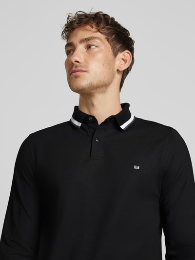 Christian Berg Men Gebreide pullover met polokraag Zwart - 3