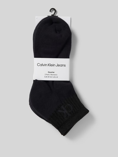 Calvin Klein Jeans Sneakersocken mit elastischem Rippenbündchen im 2er-Pack Black 3