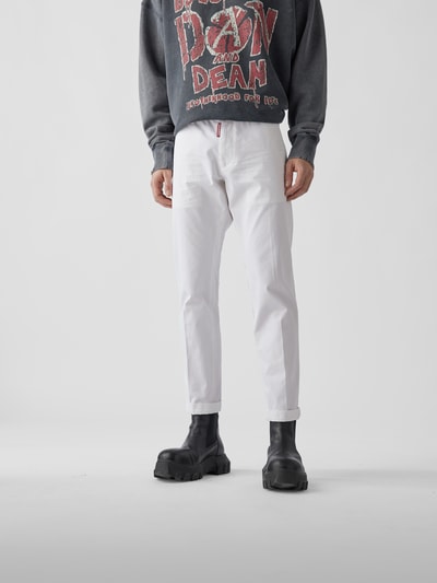 Dsquared2 Chino mit Eingrifftaschen Weiß 4
